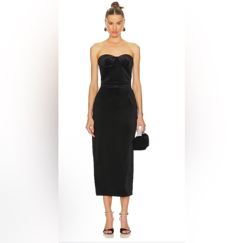 NWT The New Arrivals‎ by Ilkyaz Ozel Monique via Strapless Dress Black Sz 6